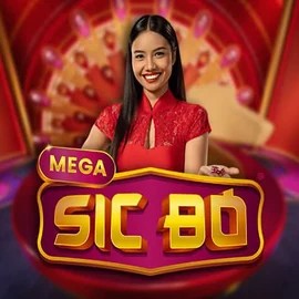 Mega Sic Bo online game logo by Pragmatic Play on vipzinoo.com