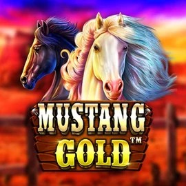 Mustang Gold logo by Pragmatic Play Vipzino Casino